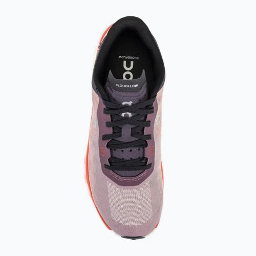 Damen On Cloudflow 4 quartz/flam Laufschuhe