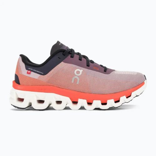 Damen On Cloudflow 4 quartz/flam Laufschuhe