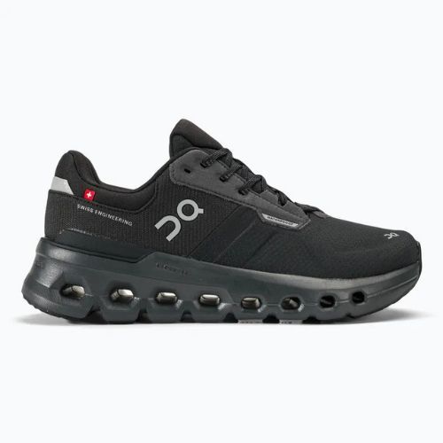 Damen Laufschuhe On Cloudrunner 2 Wasserdicht magnet/schwarz