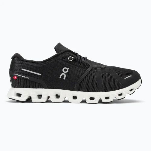 Herren On Cloud 5 schwarz/weiß Laufschuhe