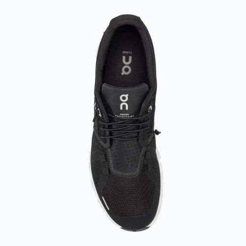 Herren On Cloud 5 schwarz/weiß Laufschuhe