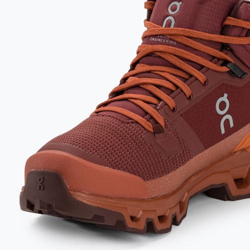 Women's Trekking Schuhe On Cloudrock 2 Wasserdicht beet/auburn