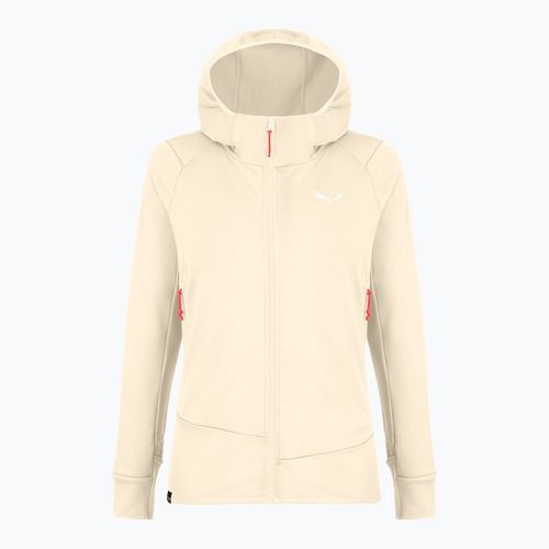 Trekking Sweatshirt Hoodie Damen Salewa Puez PL Hooded oatmeal