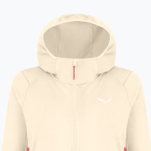 Trekking Sweatshirt Hoodie Damen Salewa Puez PL Hooded oatmeal