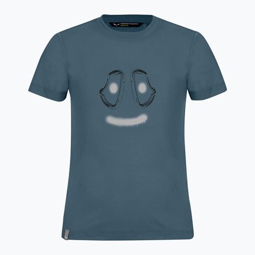 Salewa Graphic Dry java blau Kinder-Trekking-Shirt
