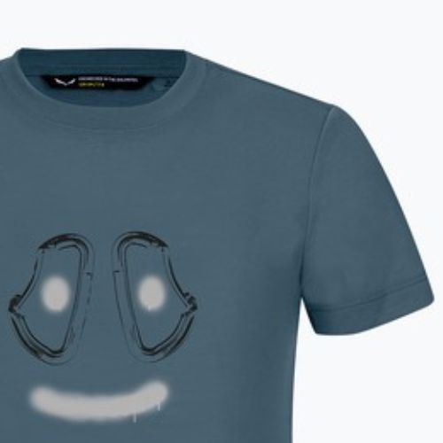 Salewa Graphic Dry java blau Kinder-Trekking-Shirt