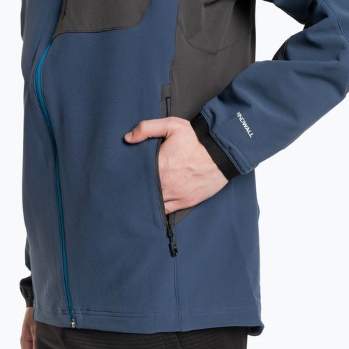 Herren Softshelljacke The North Face AO Softshell Hoodie schattig blau/asphaltgrau