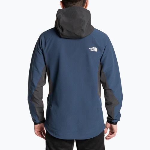 Herren Softshelljacke The North Face AO Softshell Hoodie schattig blau/asphaltgrau