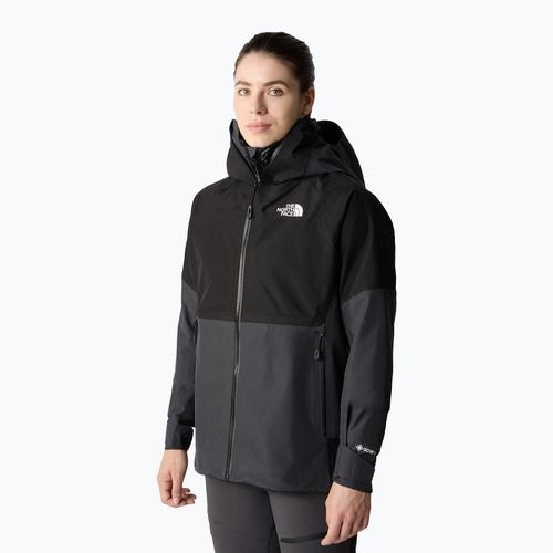 Damen Regenjacke The North Face Jazzi GTX asphaltgrau/schwarz