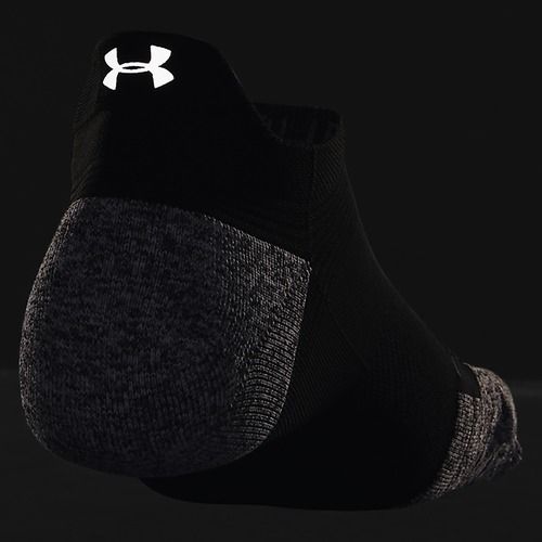 Unter Armour Ad Run Cushion 1Pk NS Tab schwarz/Pitch grau/reflektierende Trainingssocken