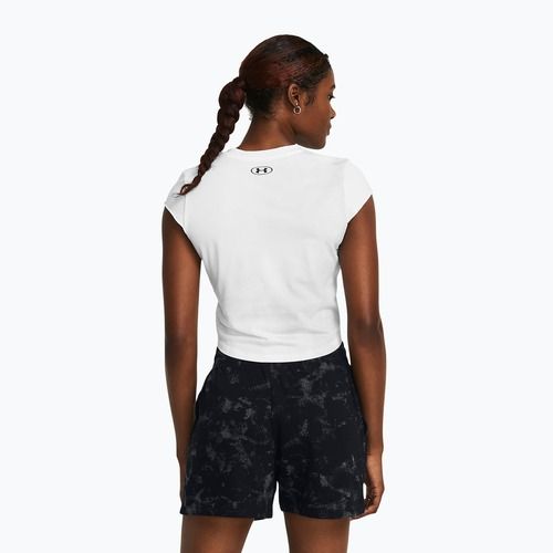 Under Armour Project Underground Cap für Frauen weiß/schwarzes Trainingsshirt