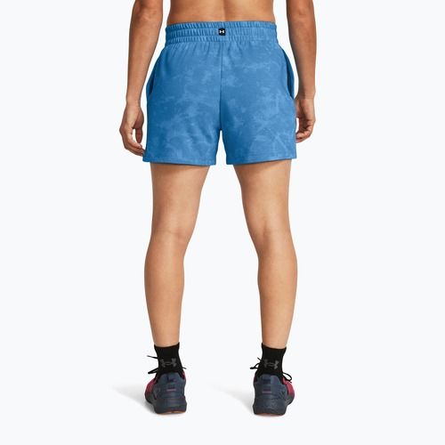 Unter Armour Projekt Rock Underground Terry Frauen Trainingsshorts virale blau / Phoenix / weiß