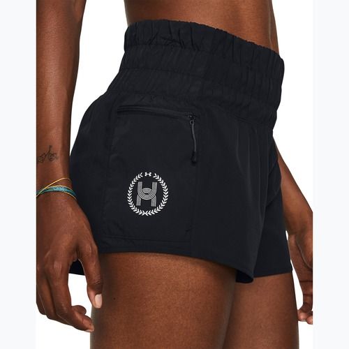 Under Armour Run Anywhere Damen Laufshorts schwarz/schwarz/weiß