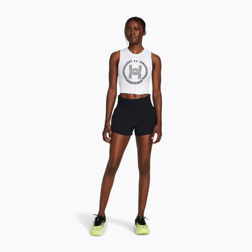 Under Armour Run Anywhere Damen Laufshorts schwarz/schwarz/weiß