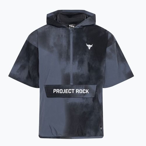 Trainings Jacke Herren Under Armour Project Rock Warm Up Hooded downpour gray/mod gray
