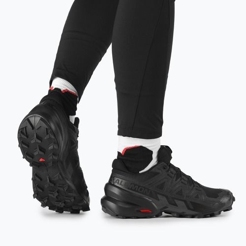 Damen Laufschuhe Salomon Speedcross 6 schwarz/schwarz/phantom