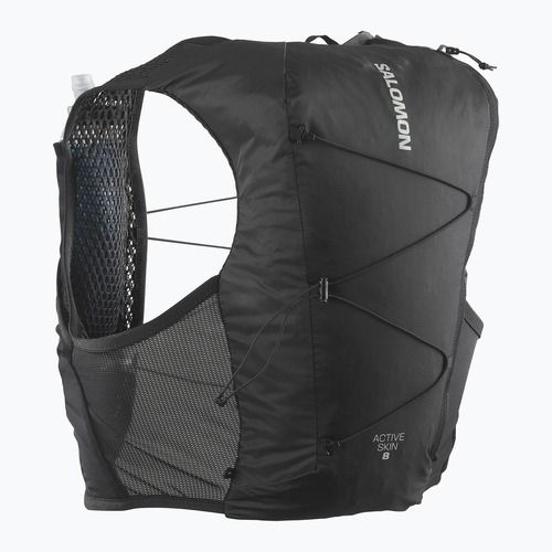 Salomon Active Skin 8 Set schwarz/Metall Laufweste