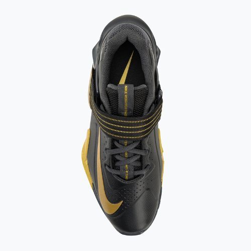 Gewichtheberschuhe Nike Savaleos black/met gold antgracite infinite gold