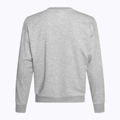 Herren New Balance Stacked Logo French Terry Crew sportlich grau Sweatshirt