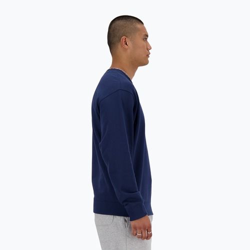 Herren New Balance Stacked Logo French Terry Crew nb navy Sweatshirt