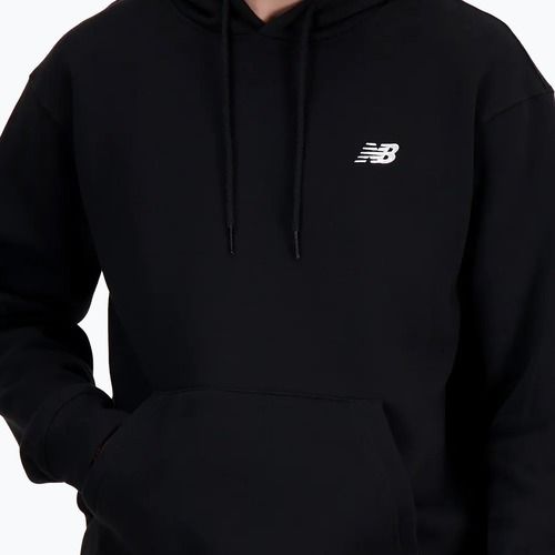 Herren Hoodie Sweatshirt New Balance Small Logo French Terry Hoodie black