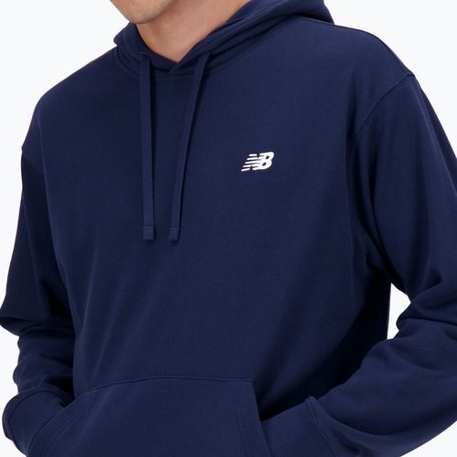 Herren Hoodie Sweatshirt New Balance Small Logo French Terry Hoodie nb navy