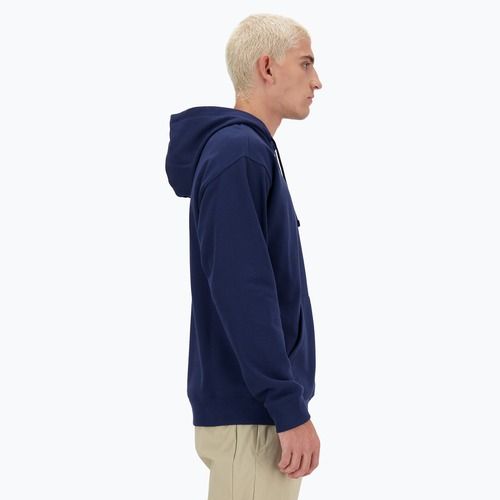 Herren Hoodie Sweatshirt New Balance Small Logo French Terry Hoodie nb navy