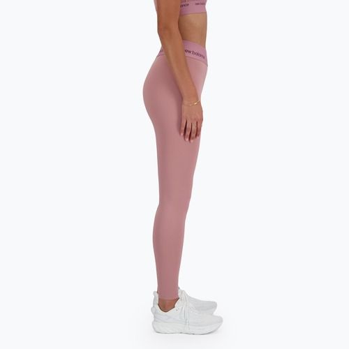 Leggings Damen New Balance Sleek High Rise 25 inch rosewood
