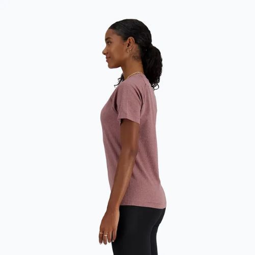 Damenshirt New Balance Seamless licorice heather
