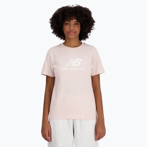Damenshirt New Balance Jersey Stacked Logo T-Shirt quartzpi