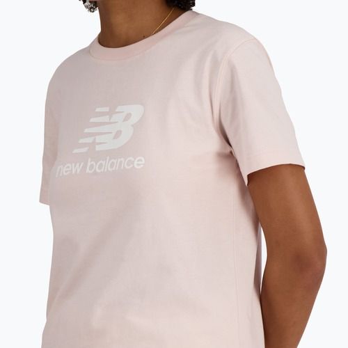 Damenshirt New Balance Jersey Stacked Logo T-Shirt quartzpi