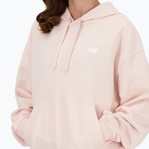 Frauen neue Balance Französisch Terry kleine Logo Hoodie quartzpi
