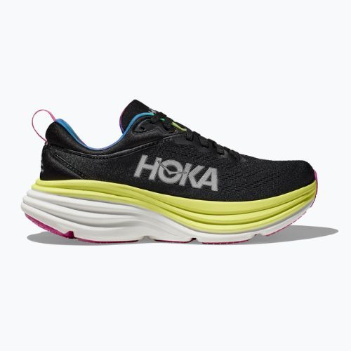 Herren Laufschuhe HOKA Bondi 8 schwarz/citrus glow