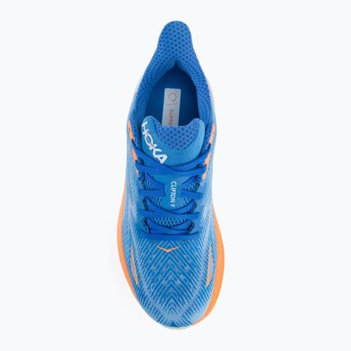 HOKA Clifton 9 Wide coastal sky/all aboard men's running schuhe