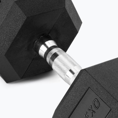 XTREXO Hex 27,5 kg gummierte Kurzhanteln