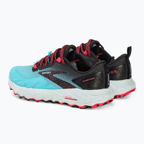 Brooks Cascadia 17 Damen Laufschuhe bluefish/schwarz/diva pink