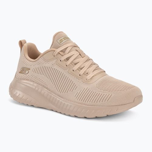 Damen Schuhe SKECHERS Bobs Squad Chaos Face Off beige