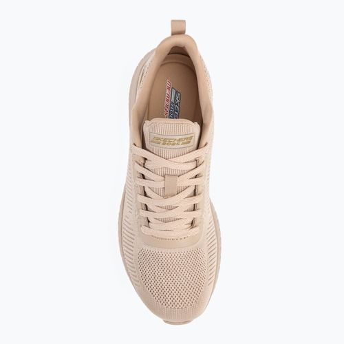 Damen Schuhe SKECHERS Bobs Squad Chaos Face Off beige