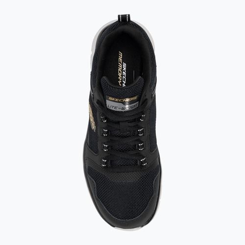SKECHERS Track Knockhill Herrenschuhe schwarz/gold