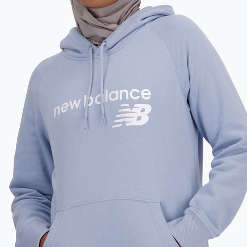 Damen New Balance Core Fleece Hoodie hell lila