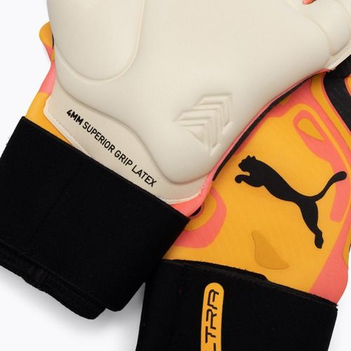 PUMA Ultra Ultimate Hybrid Sonnenuntergang glühen/Sun Stream/Puma schwarz Torwarthandschuhe