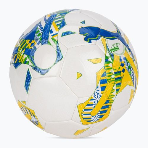 PUMA Orbita 6 FanwearCapsule MS Fußball puma weiß/pele gelb/puma grün Größe 4