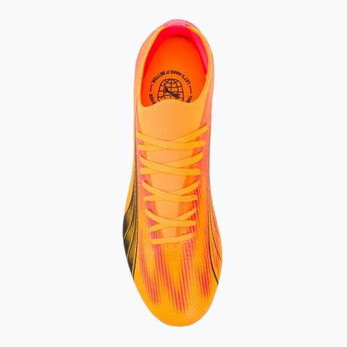 PUMA Ultra Match FG/AG sunset glow/puma schwarz/sun stream Fußballschuhe