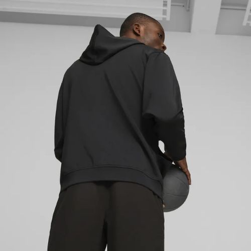 Training Sweatshirt Hoodie Herren PUMA Fit Double Knit FZ Hoodie puma black