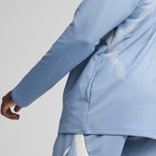 Training Sweatshirt Hoodie Herren PUMA Train All Day Big Cat Hoodie zen blue