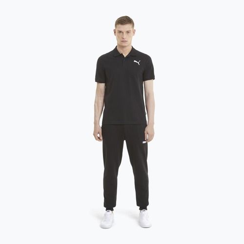 Herren PUMA Ess Pique Polo Shirt puma schwarz/kat