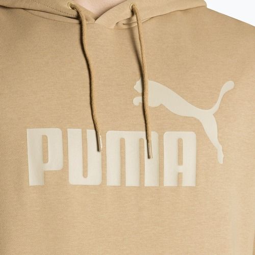 Herren Hoodie Sweatshirt PUMA Essentials Big Logo Hoodie FL prairie tan