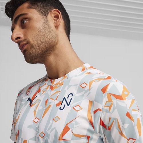 Männer Fußballtrikot PUMA Neymar JR Kreativität Jersey puma weiß/heiße Hitze