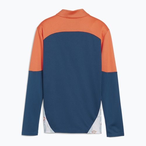 PUMA Neymar JR Kreativität 1/4 Zip Top Kinder Fußball Sweatshirt Ozean tropischen/heiße Hitze