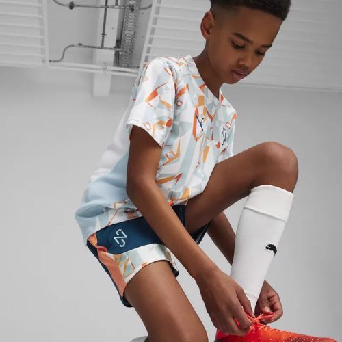 PUMA Neymar JR Kreativität Training Ozean tropischen / heiße Hitze Kinder Fußball-Shorts